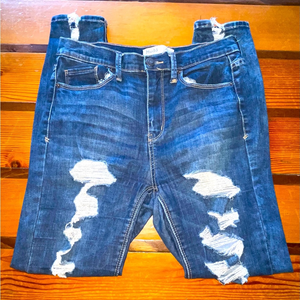 Women’s/Juniors Mudd FLX Stretch High Rise Ankle Cut Jeans Size 7 Juniors